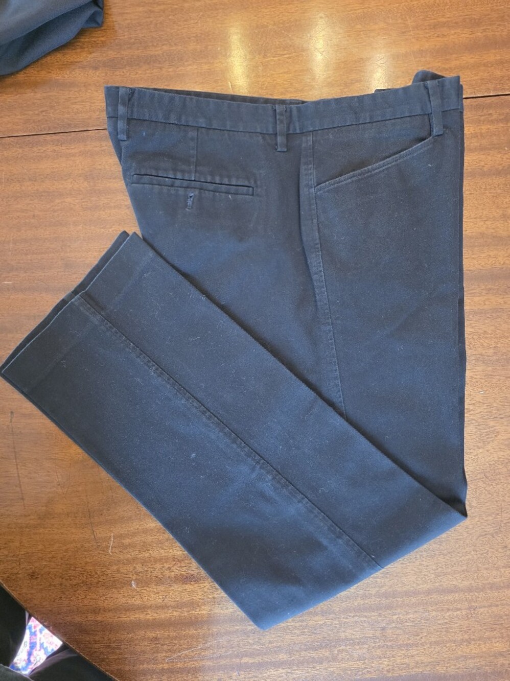 Kenneth Cole New York Black Flat Front Dress Pants - Size 36/32